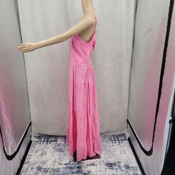 Chelsea & Violet Alyssa Sweetheart Neckline Sleeveless Cotton Slub Maxi Dress - Picture 10 of 15